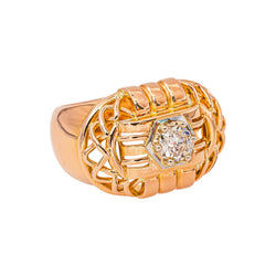 Bague Or rose Diamant