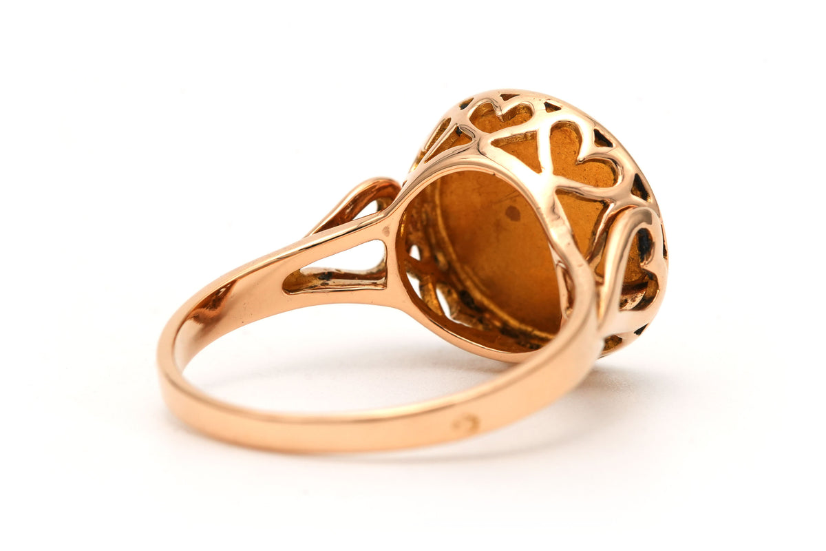 Bague Chevalière en or jaune