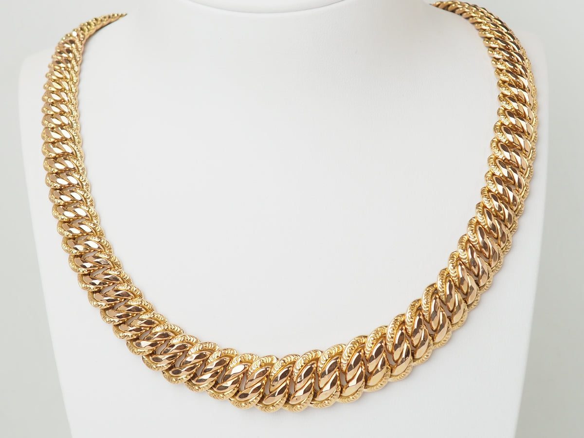 Collier Maille en or jaune