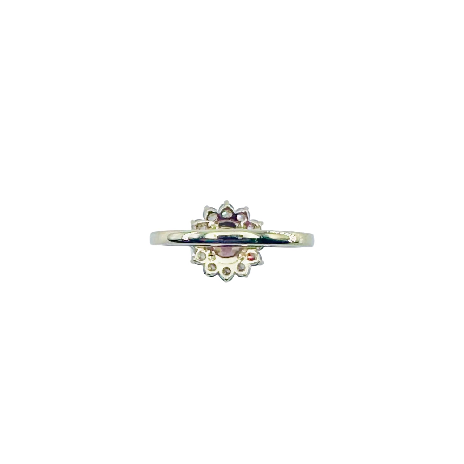 Bague Entourage GEMMYO "Lefkos Camaïeux" en or jaune, tourmaline et diamants