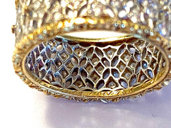 Bague BUCCELLATI collection Eternelle Vietri, en or jaune et or blanc sertie de diamants