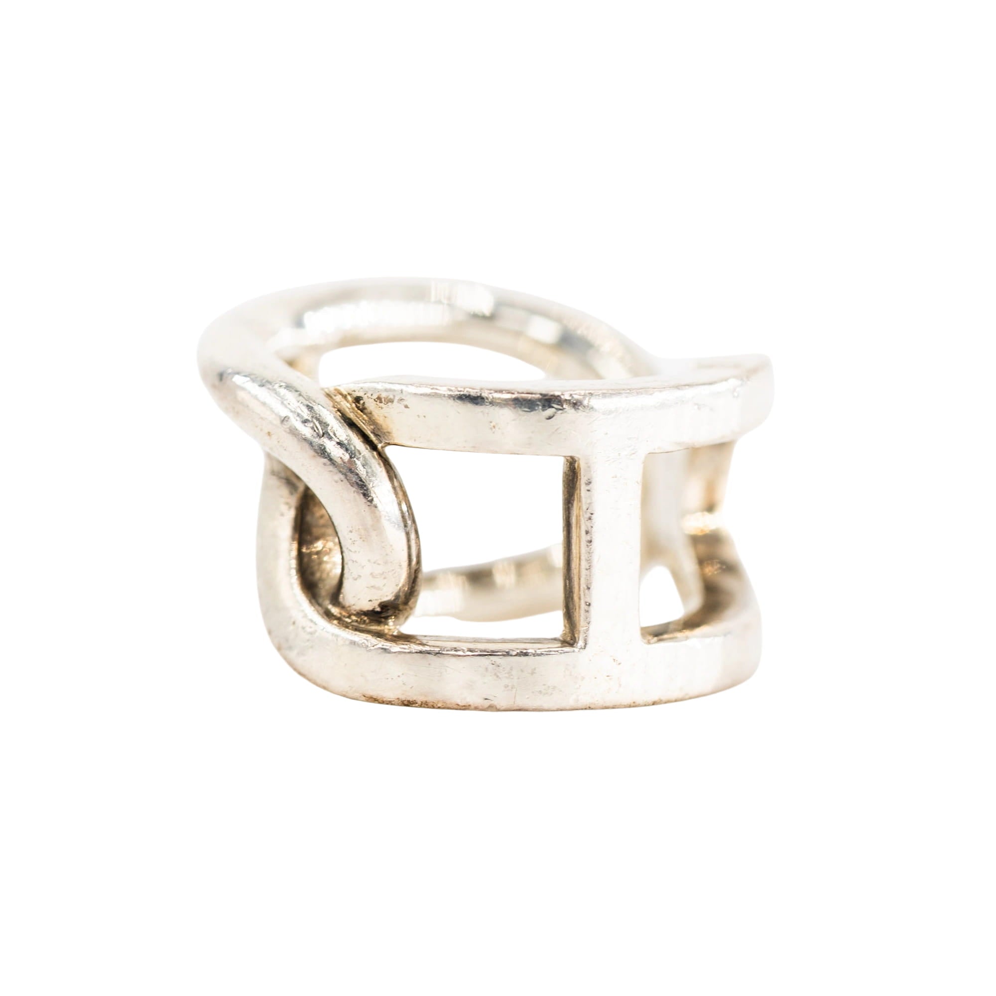 Bague HERMÈS "Cythère" en argent
