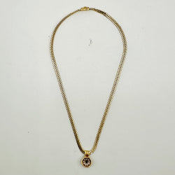 Collier Pendentif VAN CLEEF & ARPELS en or jaune, saphir et diamants
