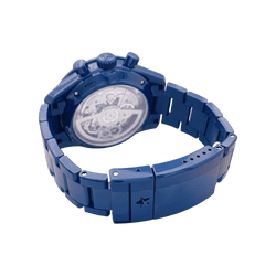 Montre Zenith, "Chronomaster Sport 160th Anniversary Edition", céramique bleue.
