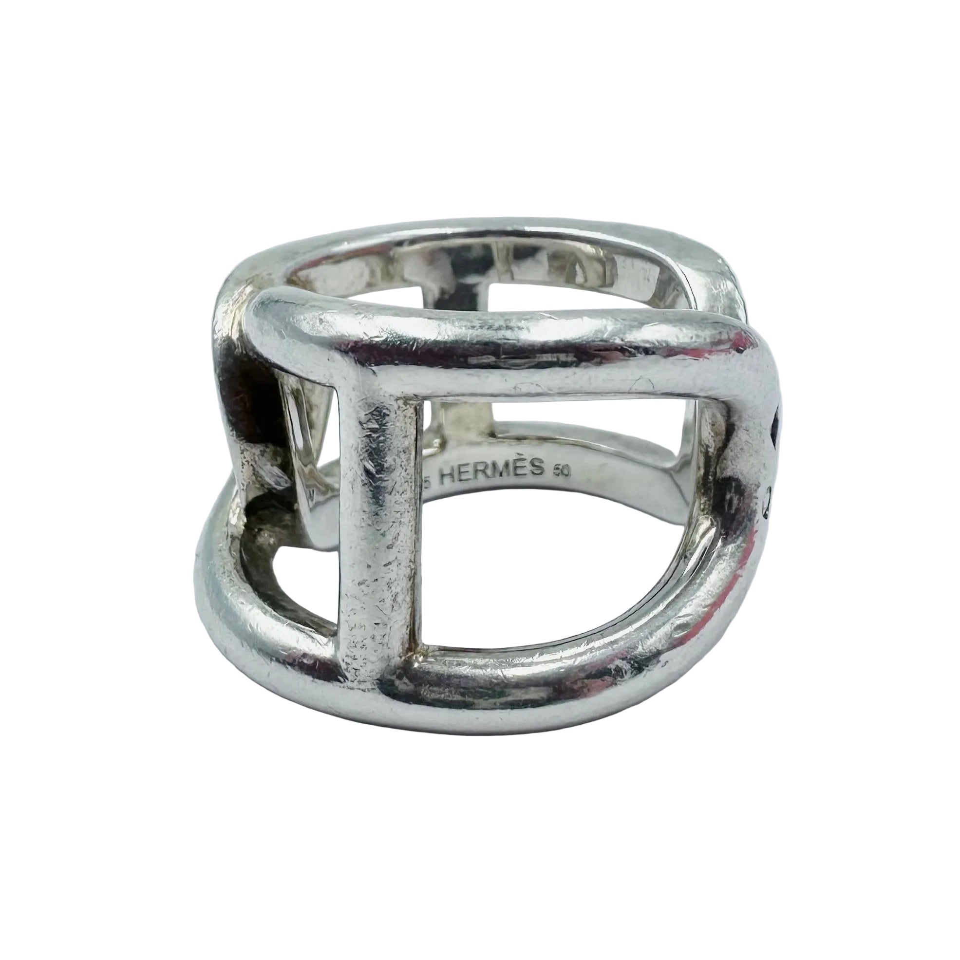 Bague HERMÈS "Cythère" en argent
