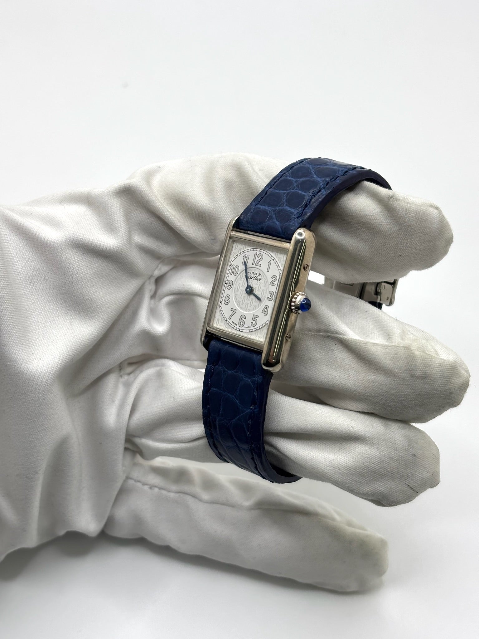 Montre CARTIER Tank Must en argent
