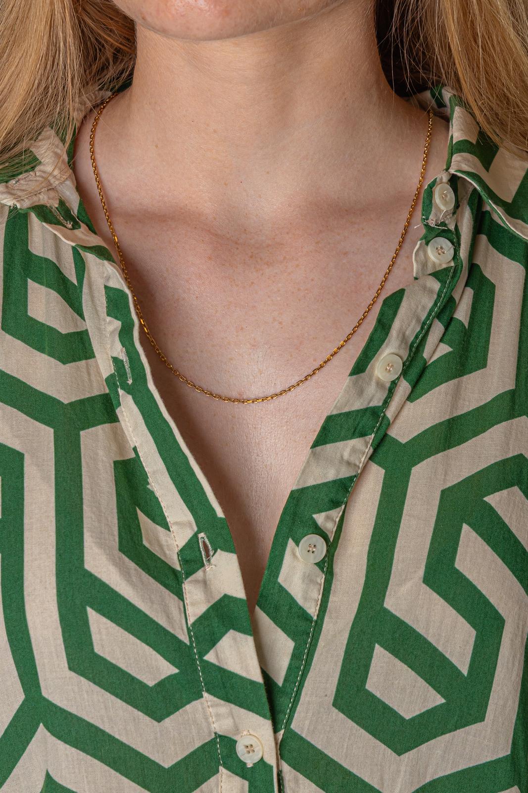 Collier  Maille forçat Or jaune