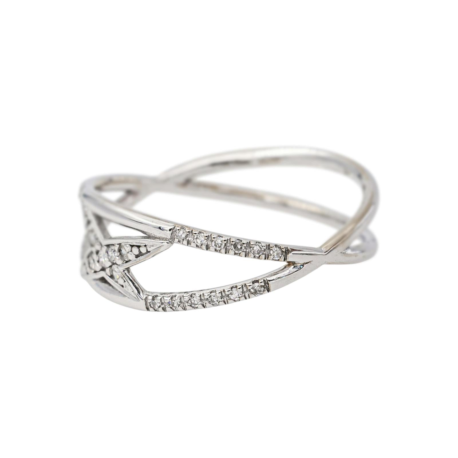 Mauboussin Bague  A la croisée des étoiles  Or blanc Diamant