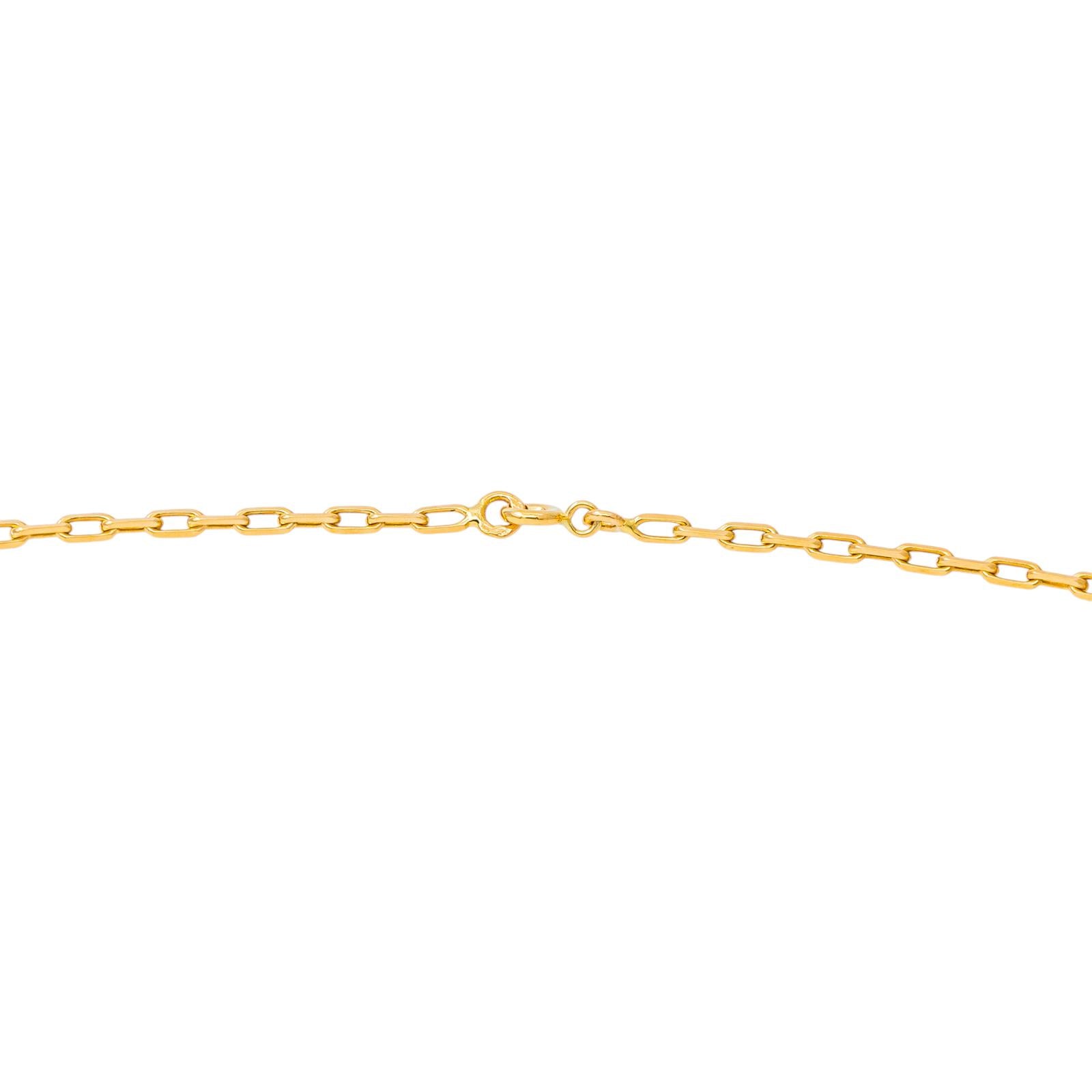 Collier Maille forçat Or jaune