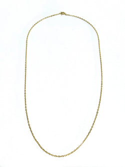 Chaîne en or jaune maille Forçat