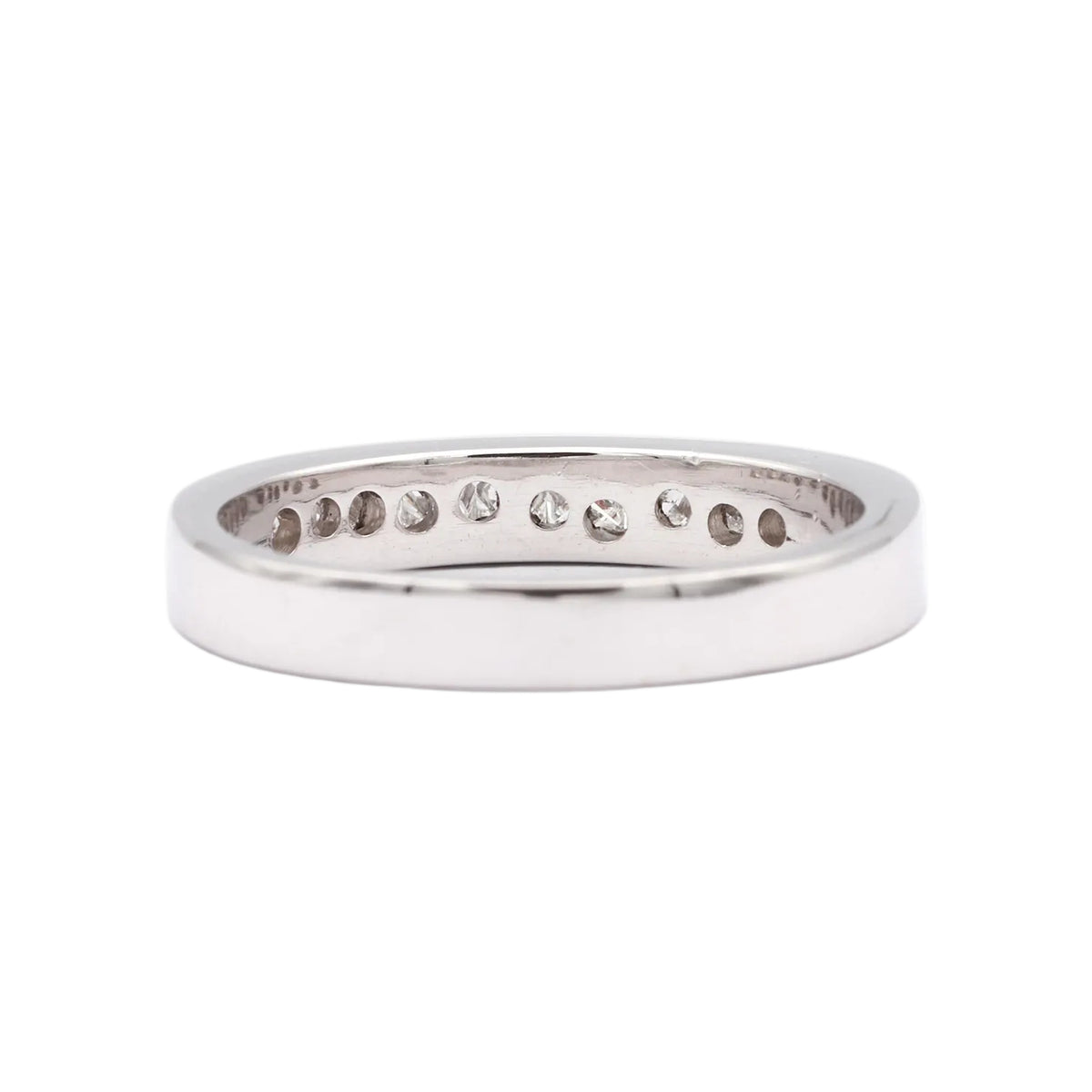 Bague Alliance en or blanc et diamants