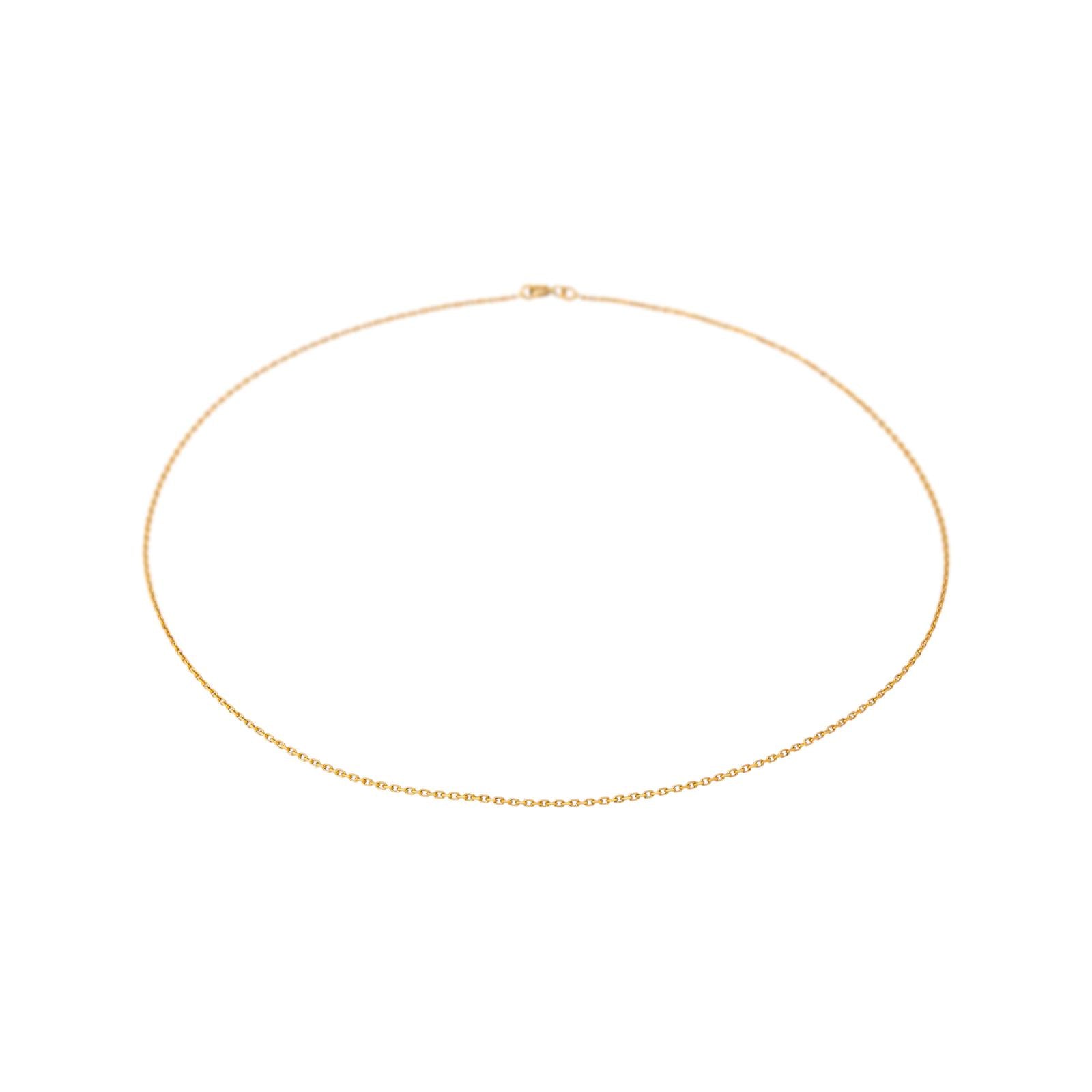 Collier Maille forçat Or jaune