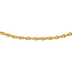 Bracelet  Maille forçat double torsadée  Or jaune