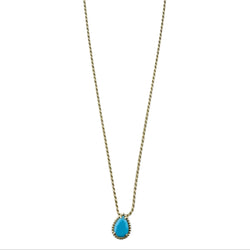 Collier Pendentif BOUCHERON "Serpent Bohème" en or jaune et turquoise