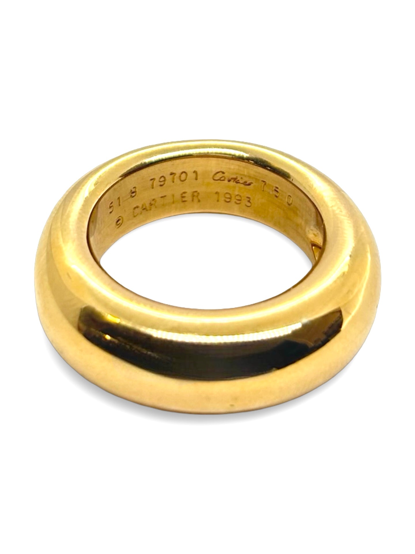 Bague Jonc CARTIER en or jaune