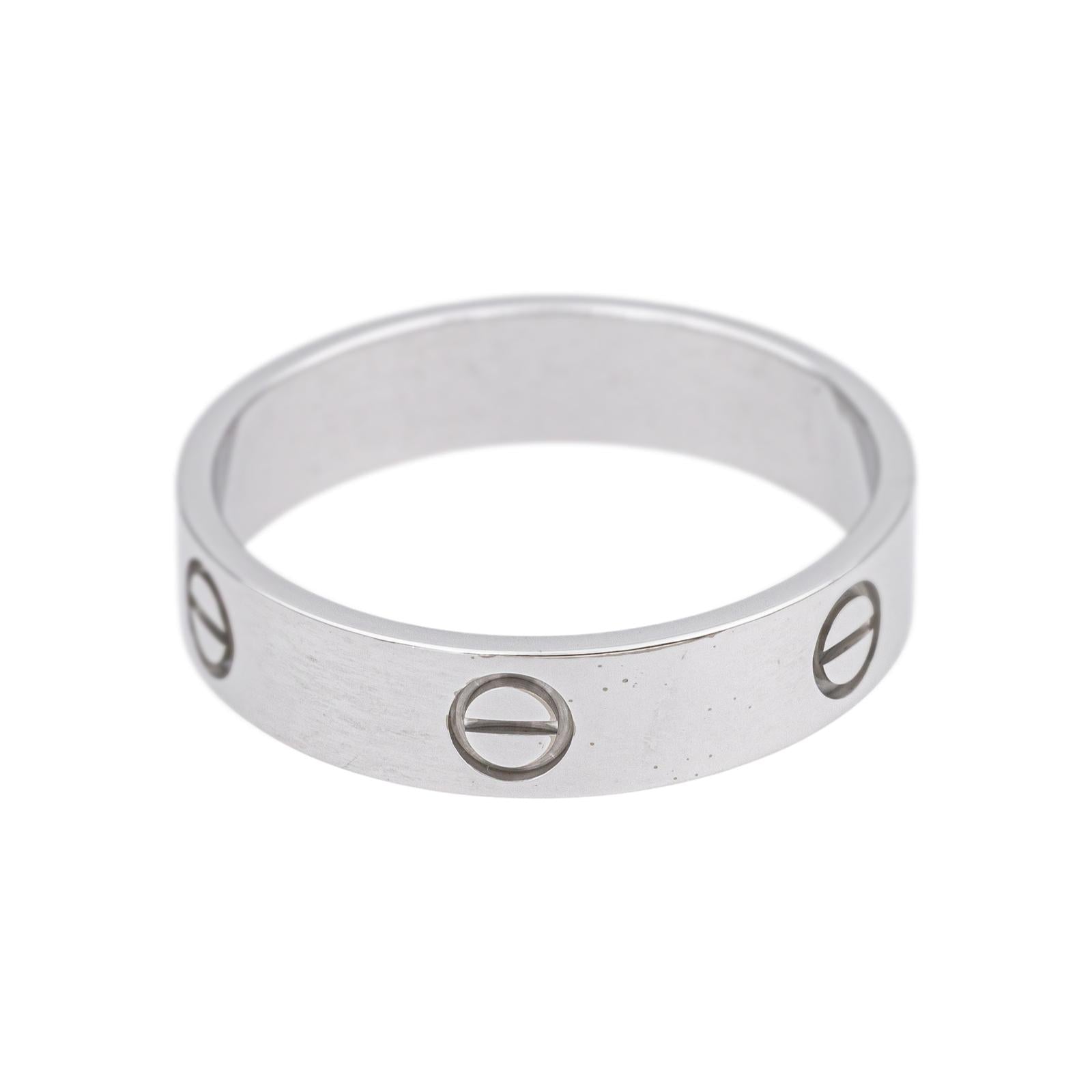 Cartier  Bague  Love  Or blanc