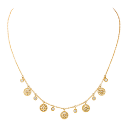 Dior Collier Rose des vents Or jaune Diamant