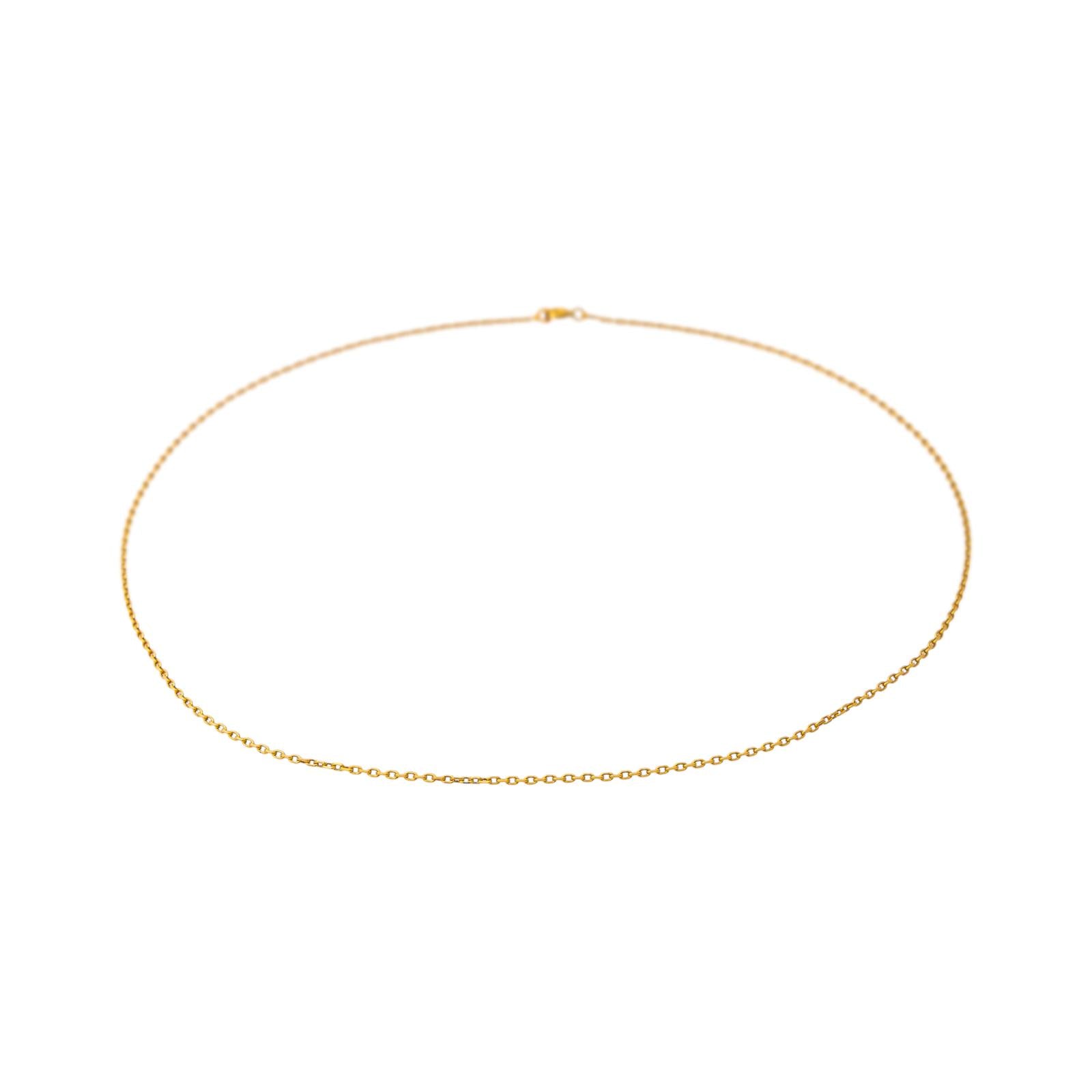 Collier  Maille forçat  Or jaune