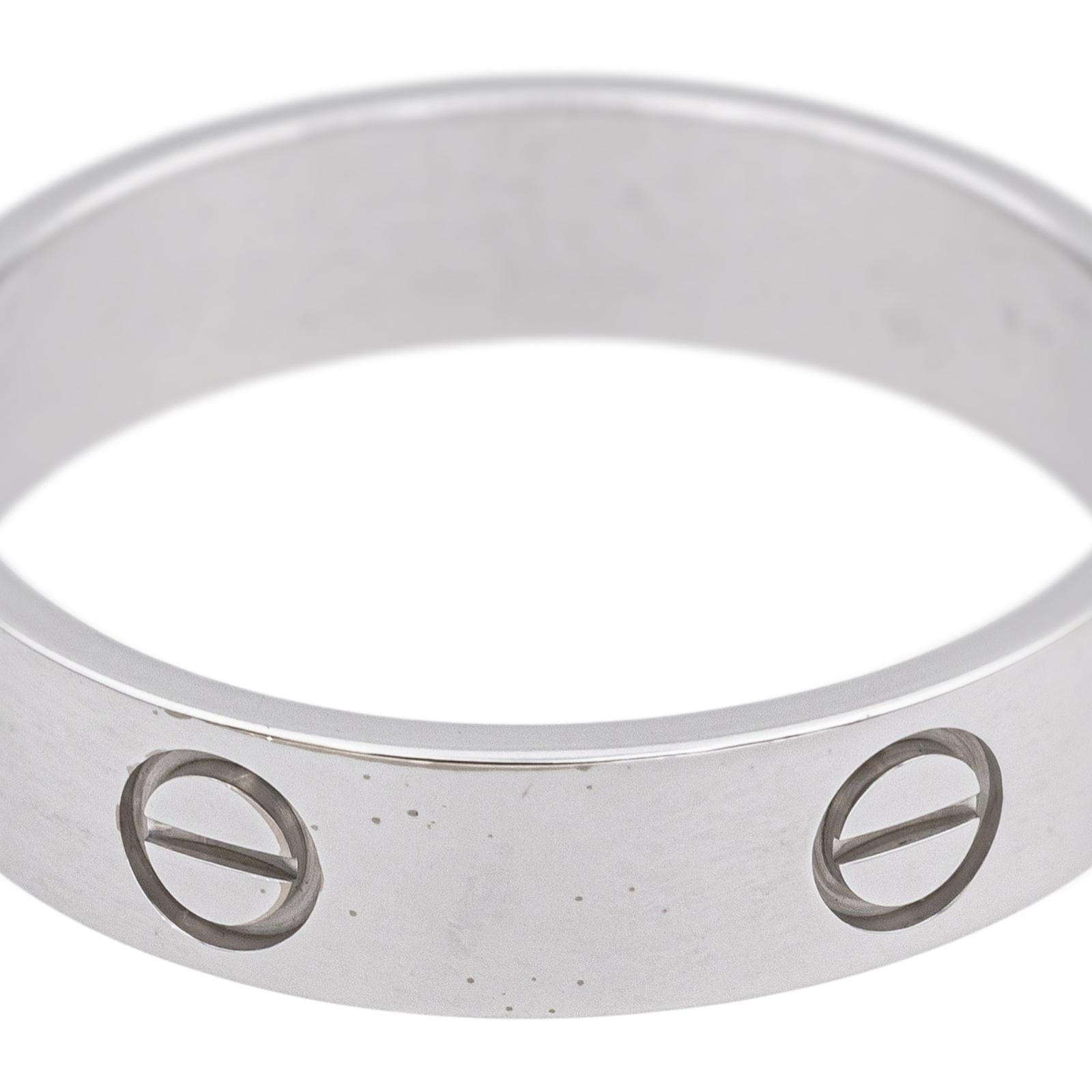 Cartier  Bague  Love  Or blanc