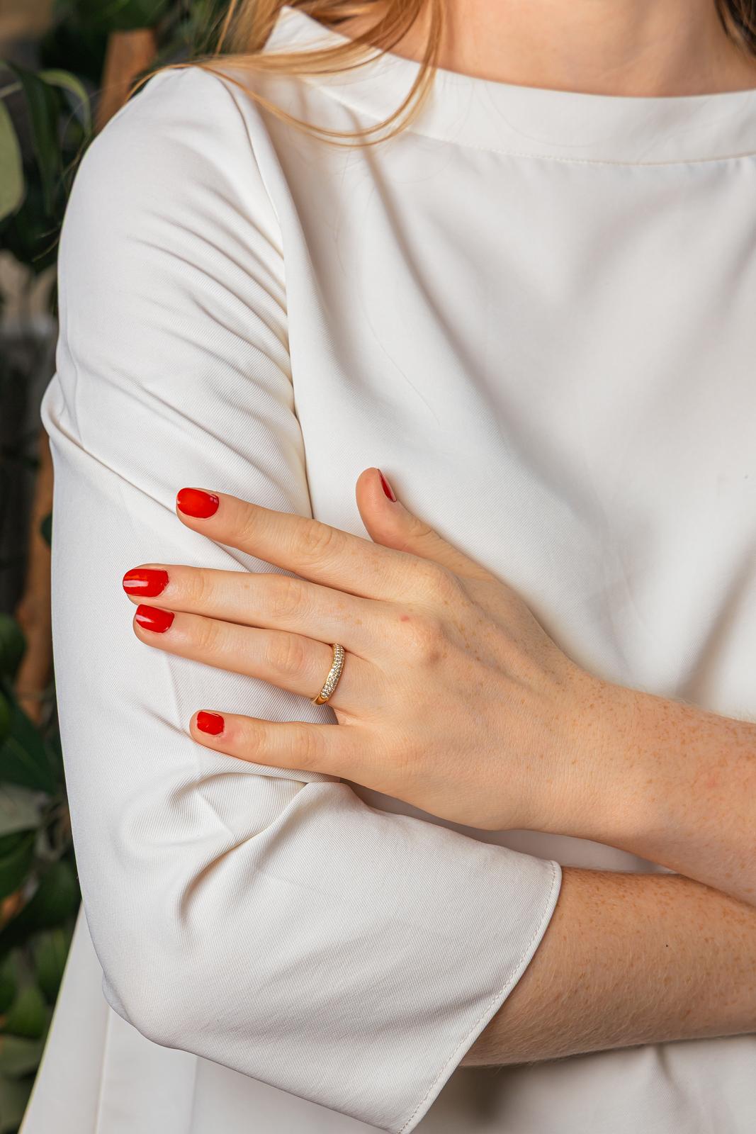 Bague Pavée Or jaune Diamant