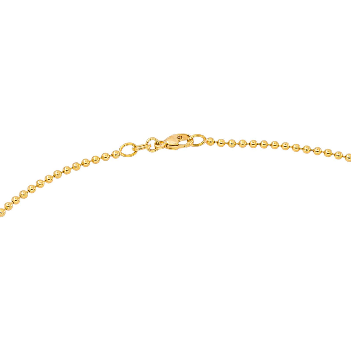 Collier Maille boule Or jaune