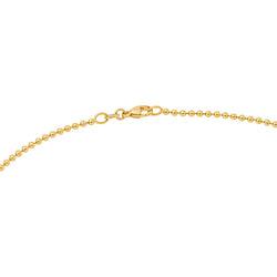 Collier Maille boule Or jaune