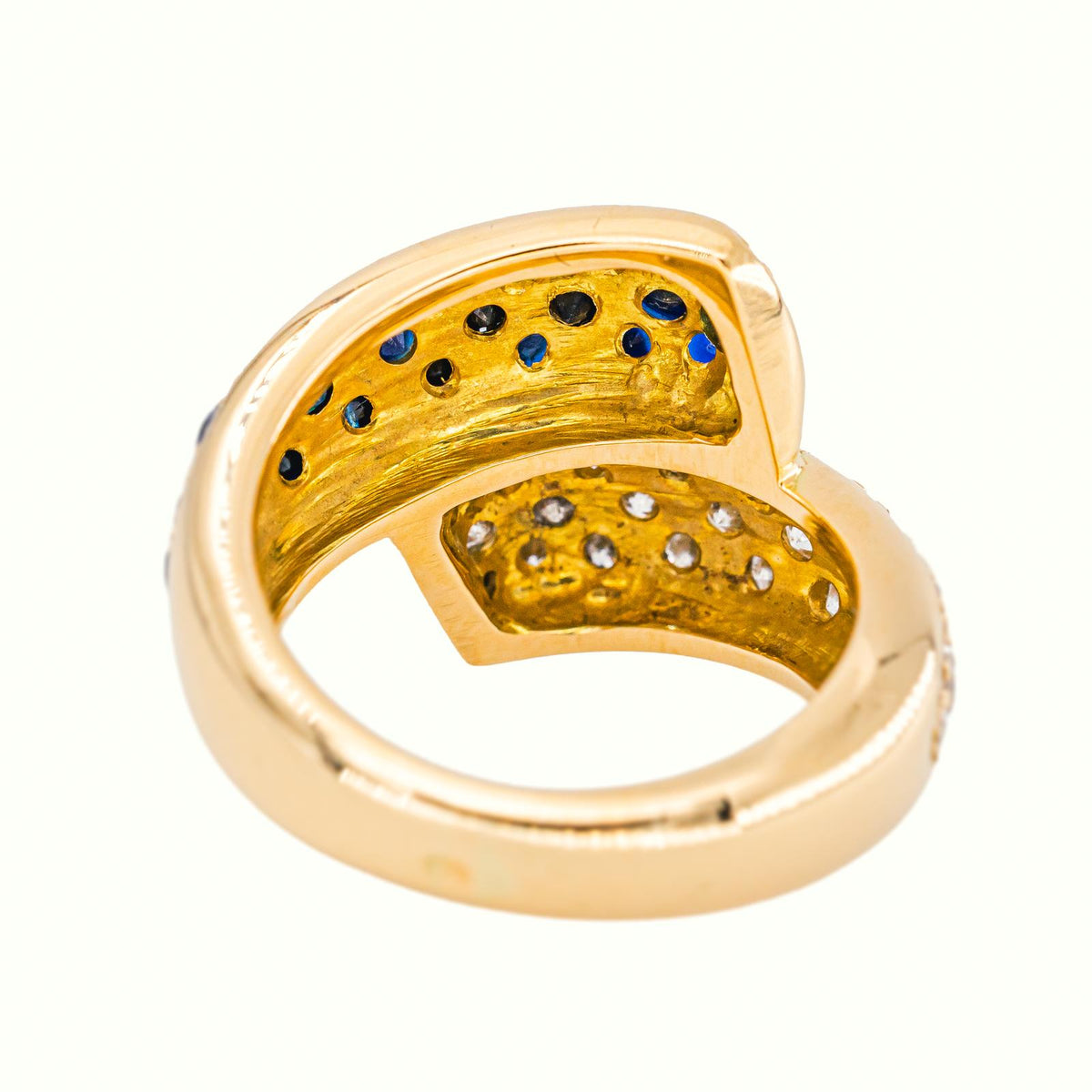 Bague Or jaune Saphir