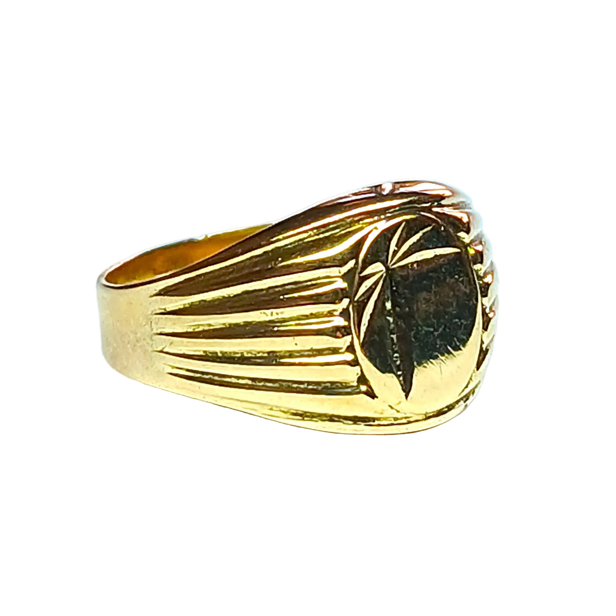 Bague Chevalière en or jaune