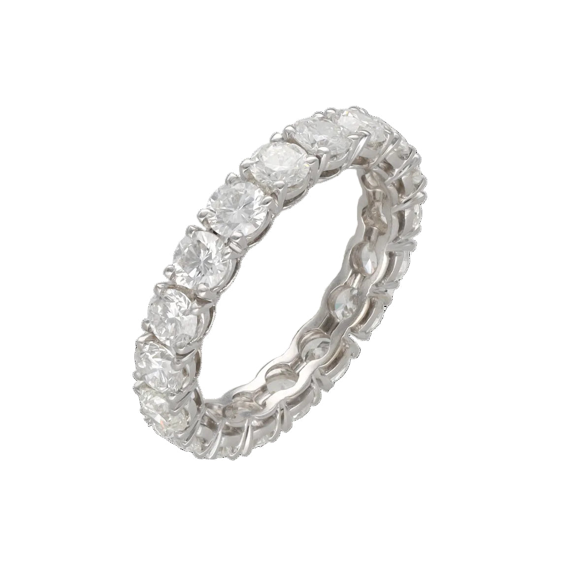 Bague Alliance en or blanc et diamants