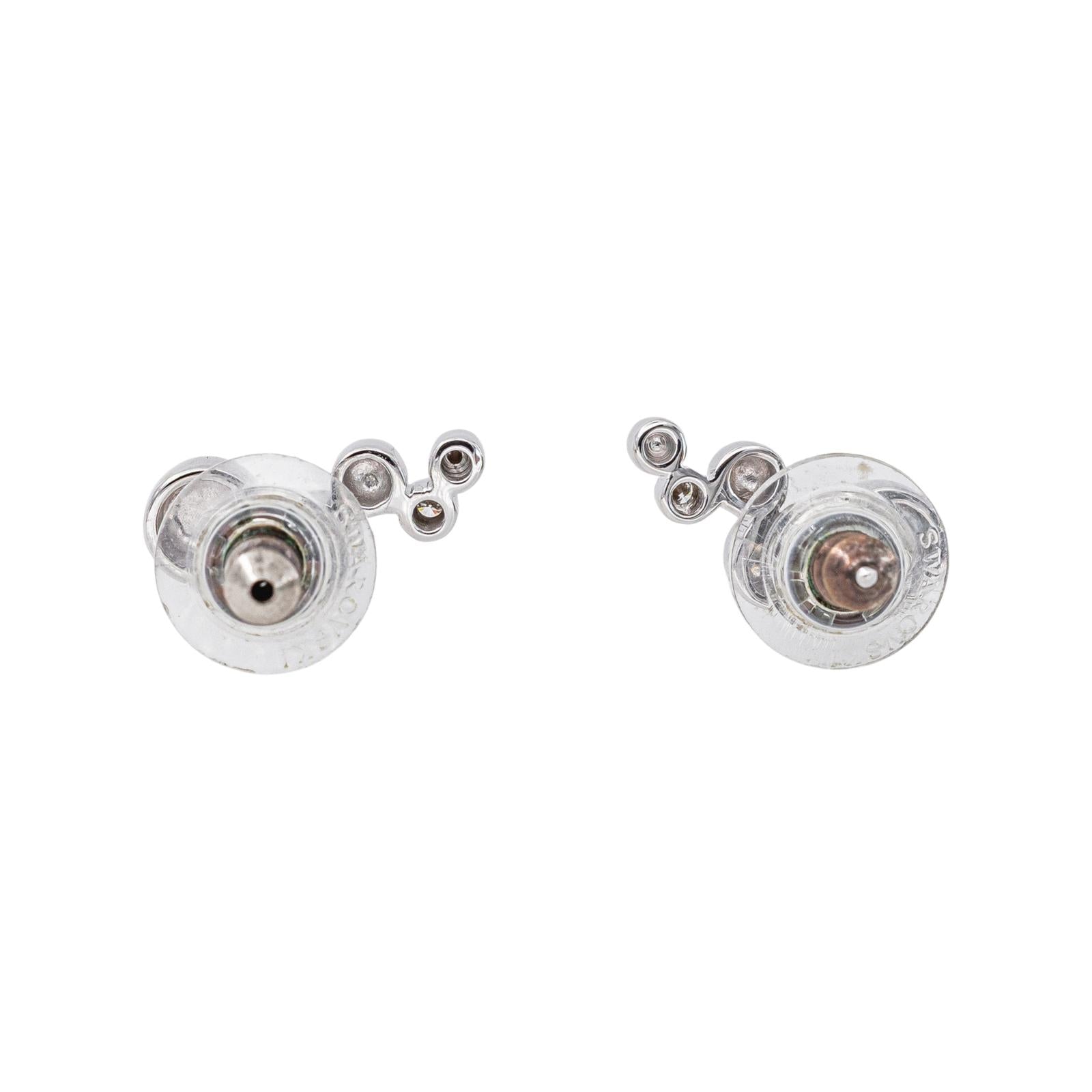 Boucles d'oreilles  Or blanc Diamant