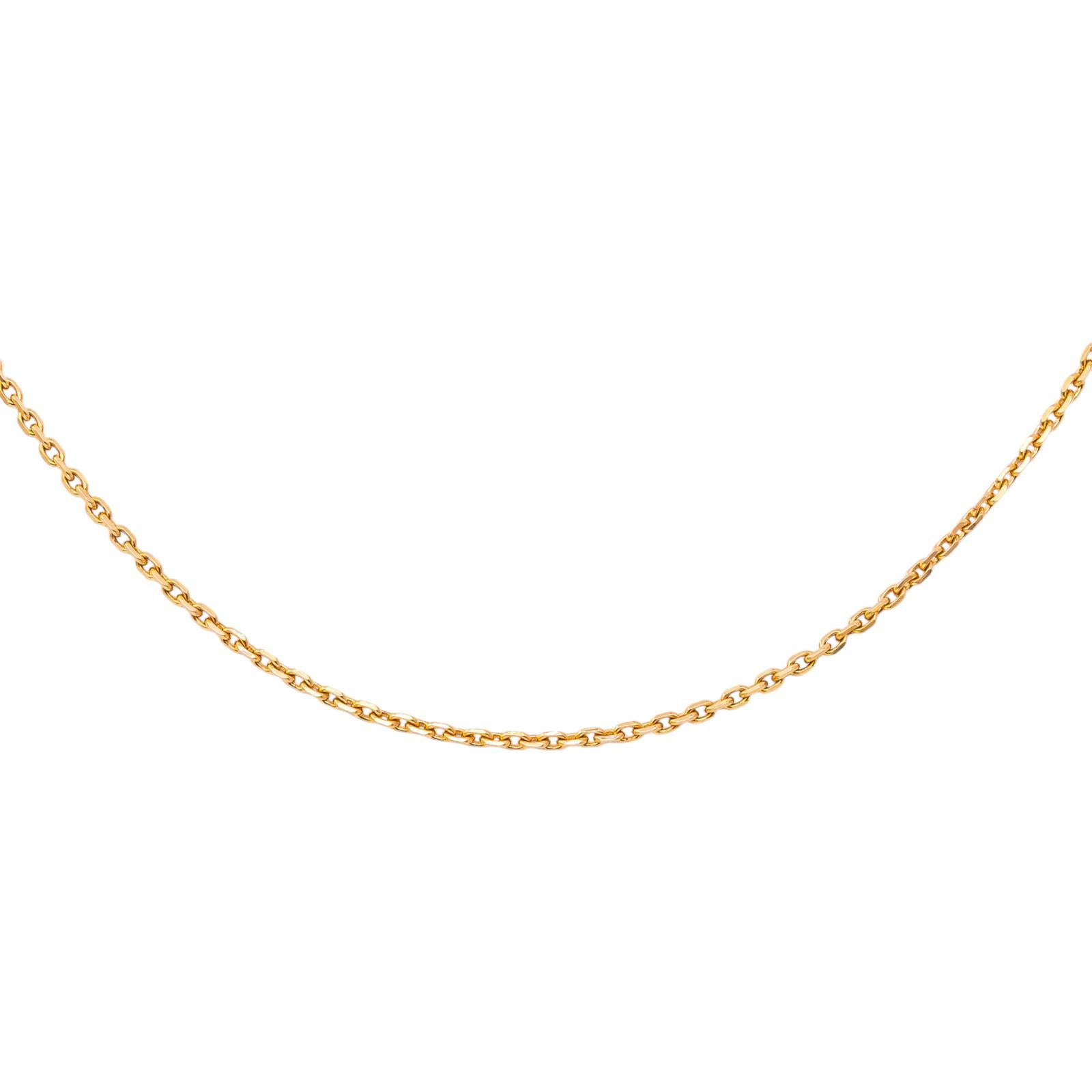 Collier Maille forçat Or jaune