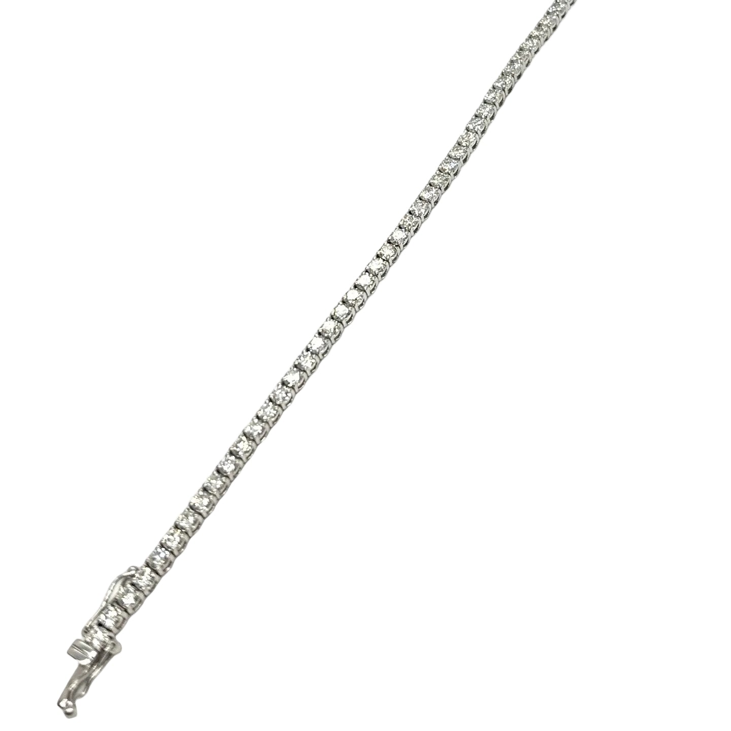 Bracelet Ligne en or blanc et diamants