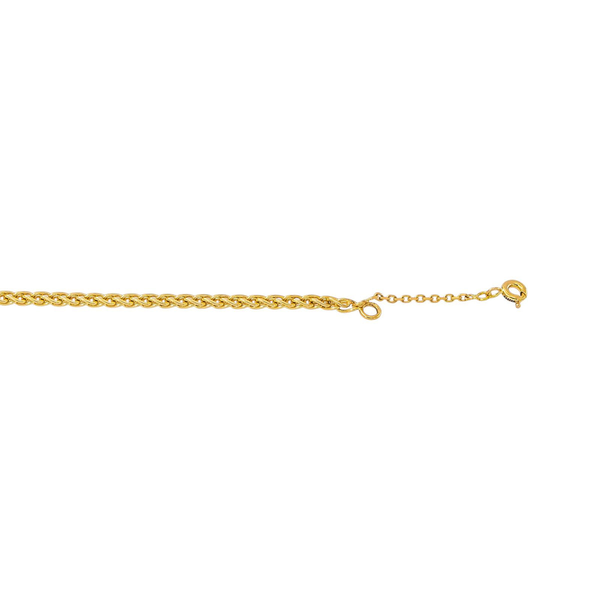 Collier Maille tressée Or jaune