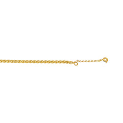 Collier Maille tressée Or jaune
