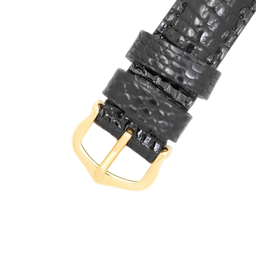 Montre CARTIER "Tank Must" PM en vermeil et cuir