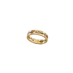 Bague DINH VAN "Pulse" PM en or rose et diamants