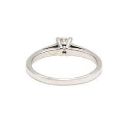 Bague Solitaire en or blanc et diamant