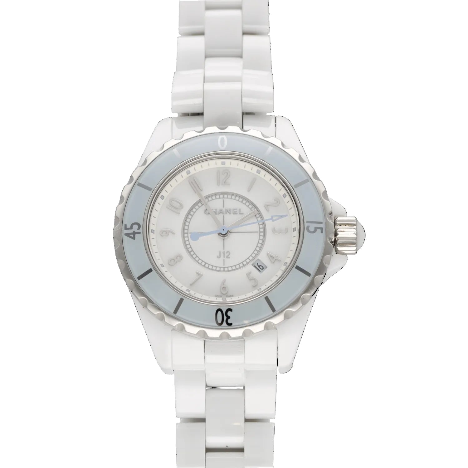 Montre CHANEL "J12" en céramique et quartz
