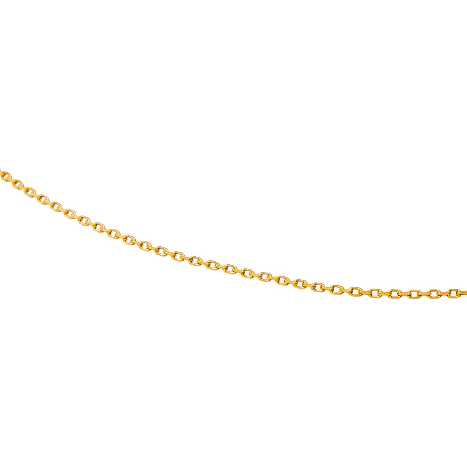 Collier Maille forçat Or jaune