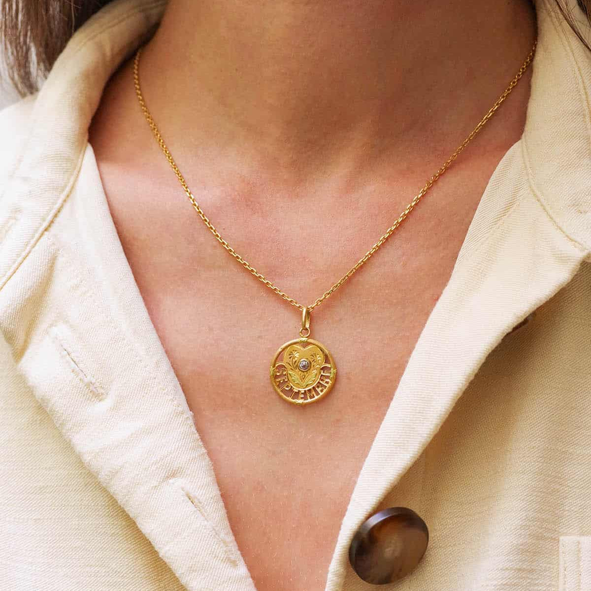 Médaille en or jaune