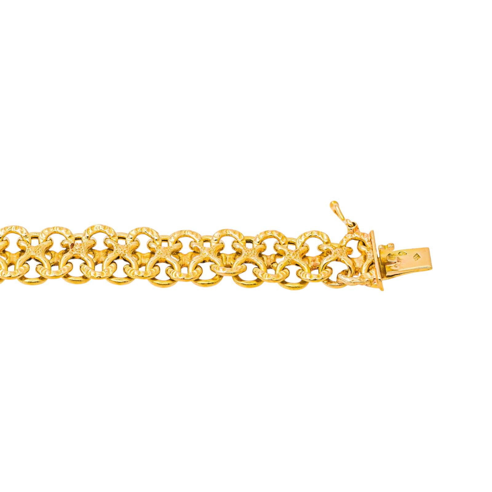 Bracelet Maille souple Or jaune