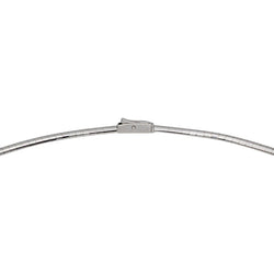 Collier Or blanc Saphir rose