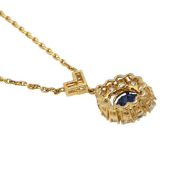 Collier Pendentif MAUBOUSSIN en or jaune, saphir et diamants
