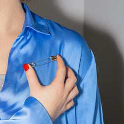 Épingle en or jaune et diamant - Castafiore