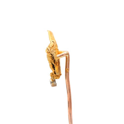 Epingle en or jaune et diamant - Castafiore