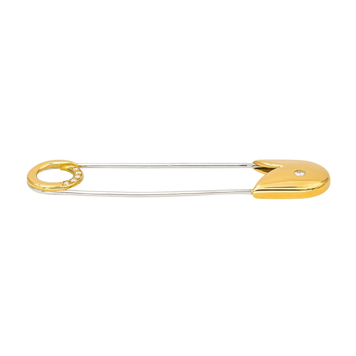 Épingle en or jaune et diamant - Castafiore
