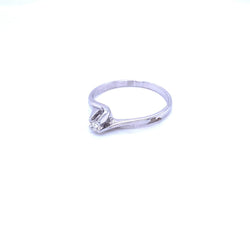 Estate Diamond Valentino Solitaire Ring - Castafiore