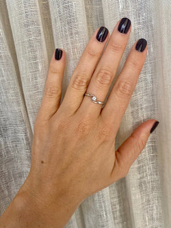 Estate Diamond Valentino Solitaire Ring - Castafiore