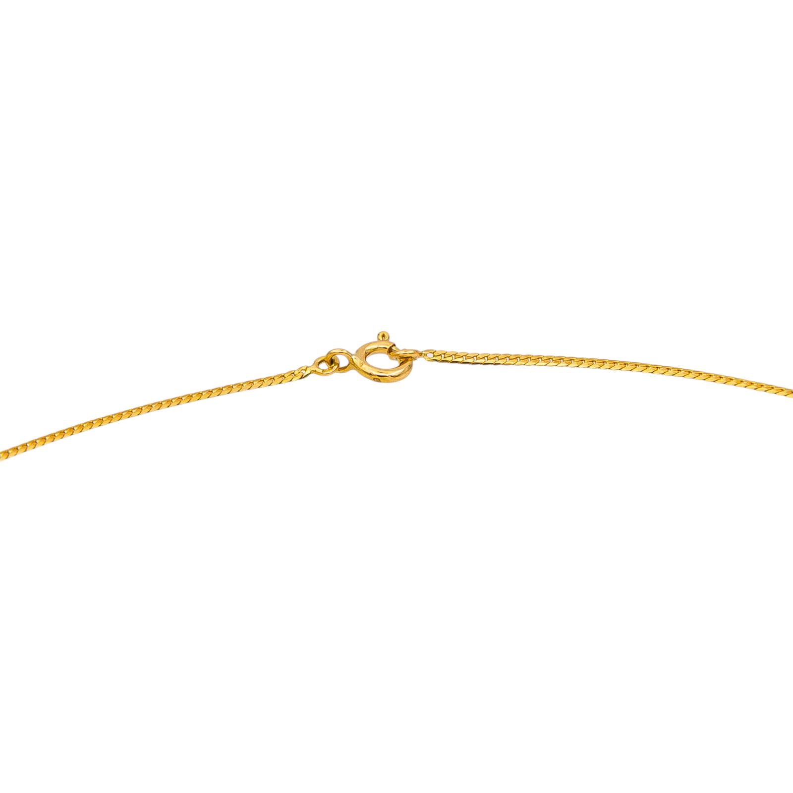 Collier Solitaire Or jaune Diamant