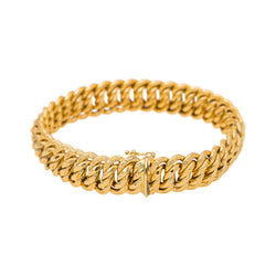 Bracelet Maille américaine Or jaune